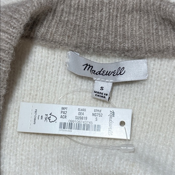 Madewell Fair Isle Markham Pullover Sweater - Picture 6 of 7